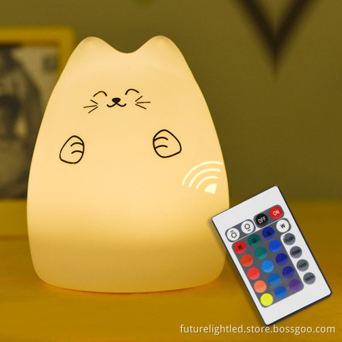 Small LED flashing light cute fanny animal night light